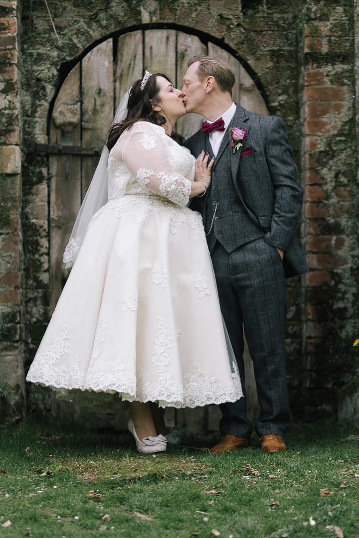 Bath Wedding Photographer 8 Bride & Groom Kissing - Rachel & Dan